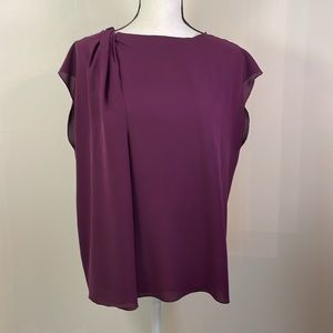 Rachel Roy | Silk Cap Sleeve Shell